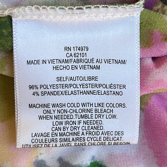 NWT BCBGMAXAZRIA stretch impressionistic sheath dress XS-S - Picture 7 of 11